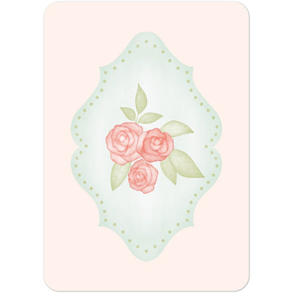 Rococo Roses A6 Postcards (Pack of 10 with premium envelopes)