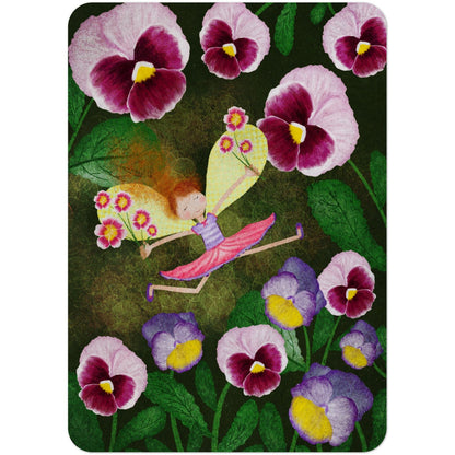 Pansies Fairy A6 Postcards (Pack of 10 with premium envelopes)